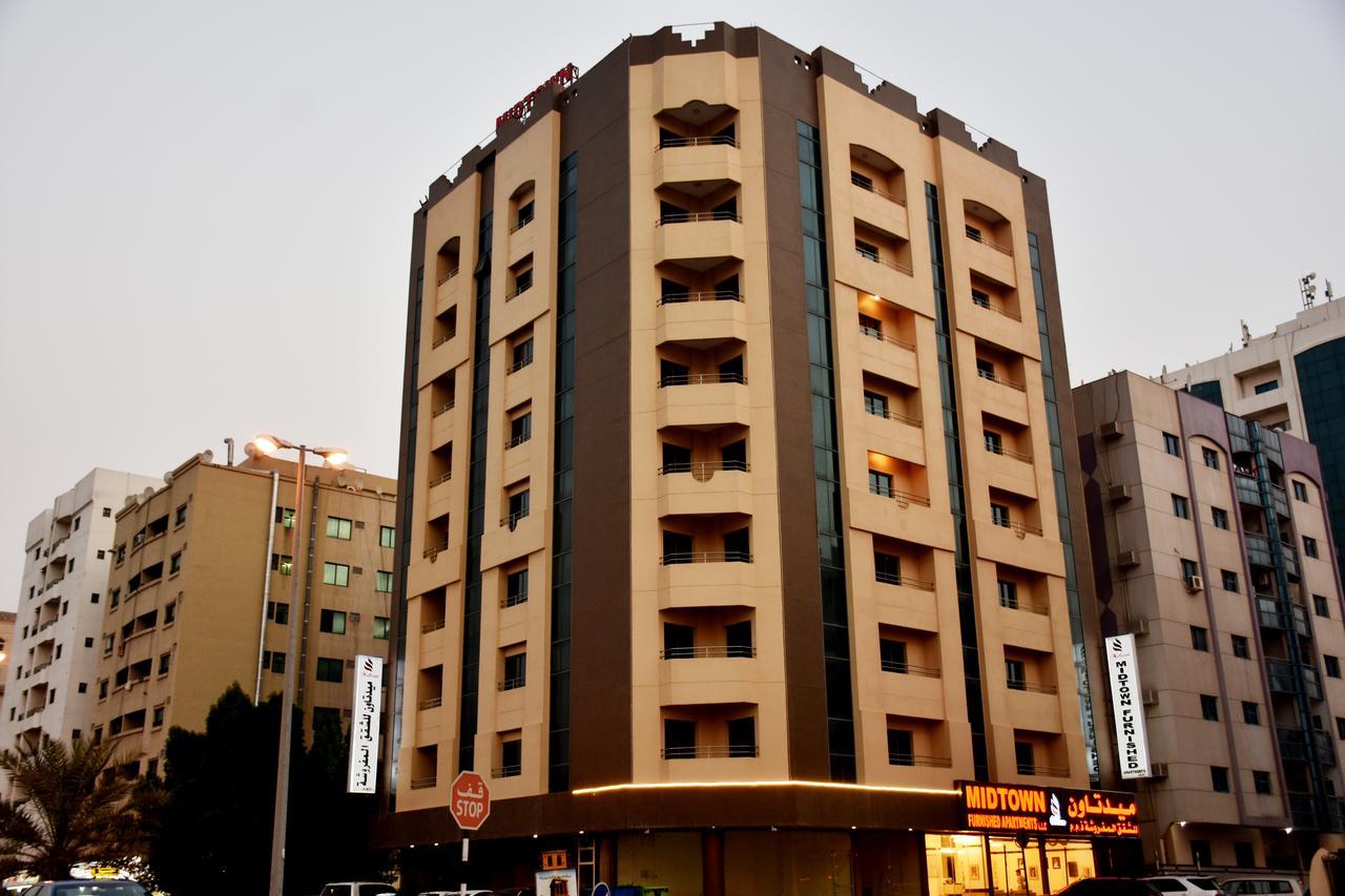 Midtown Furnished Apartments Ajman Exterior photo
